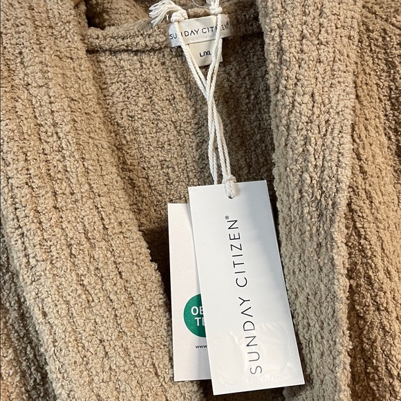 SUNDAY CITIZEN Ribbed Hooded Robe - Picture 6 of 7